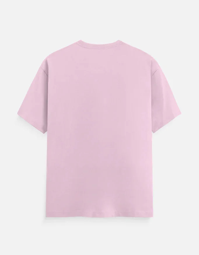 Back view of plain pastel pink short sleeve t-shirt from Nairove Closet collection