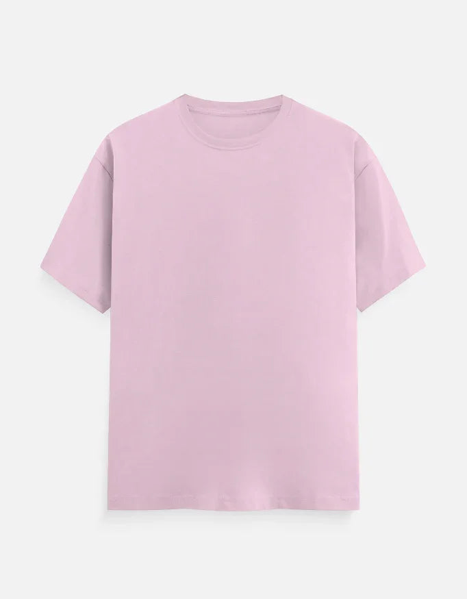 Light pink unisex crew neck t-shirt from Nairove Closet on white background