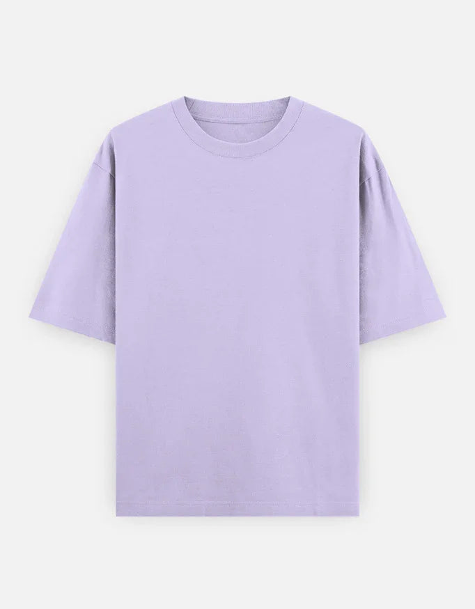 Light purple short sleeve t-shirt, classic fit, Nairove Closet latest collection