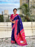 Blue Paithani Saree