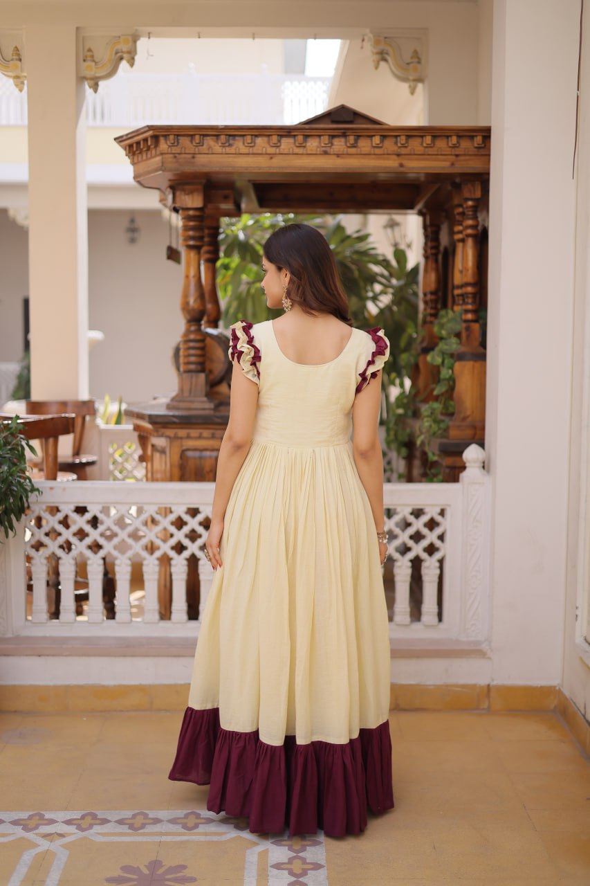 Cream Cotton Gown