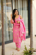 Pink Kurti Set