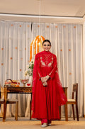 Red Kurti Set