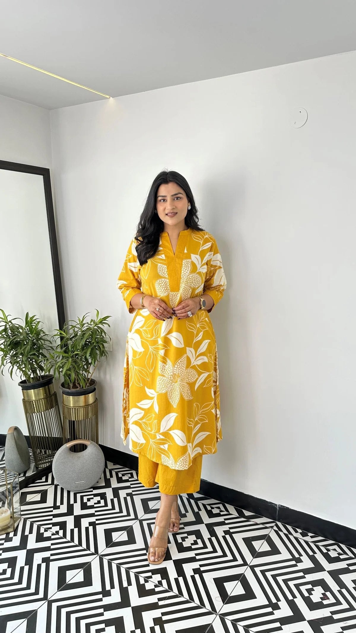 Yellow Kurti