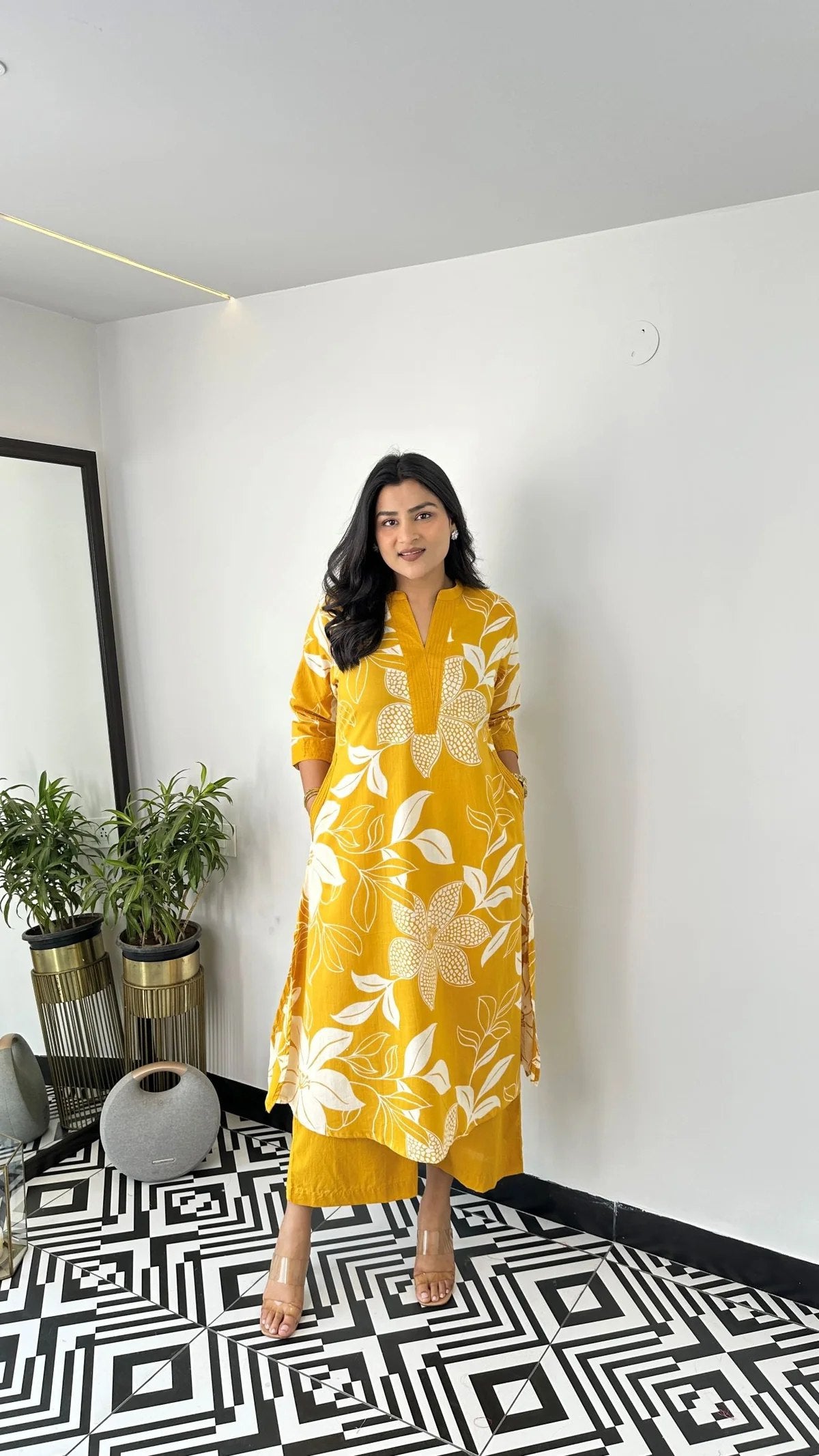 Yellow Kurti