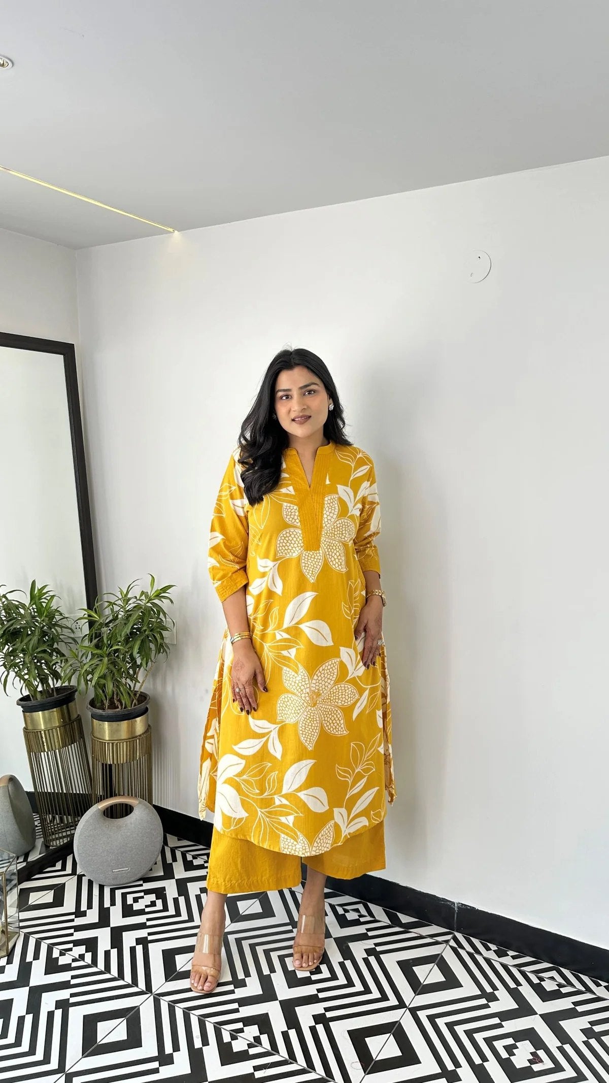 Yellow Kurti