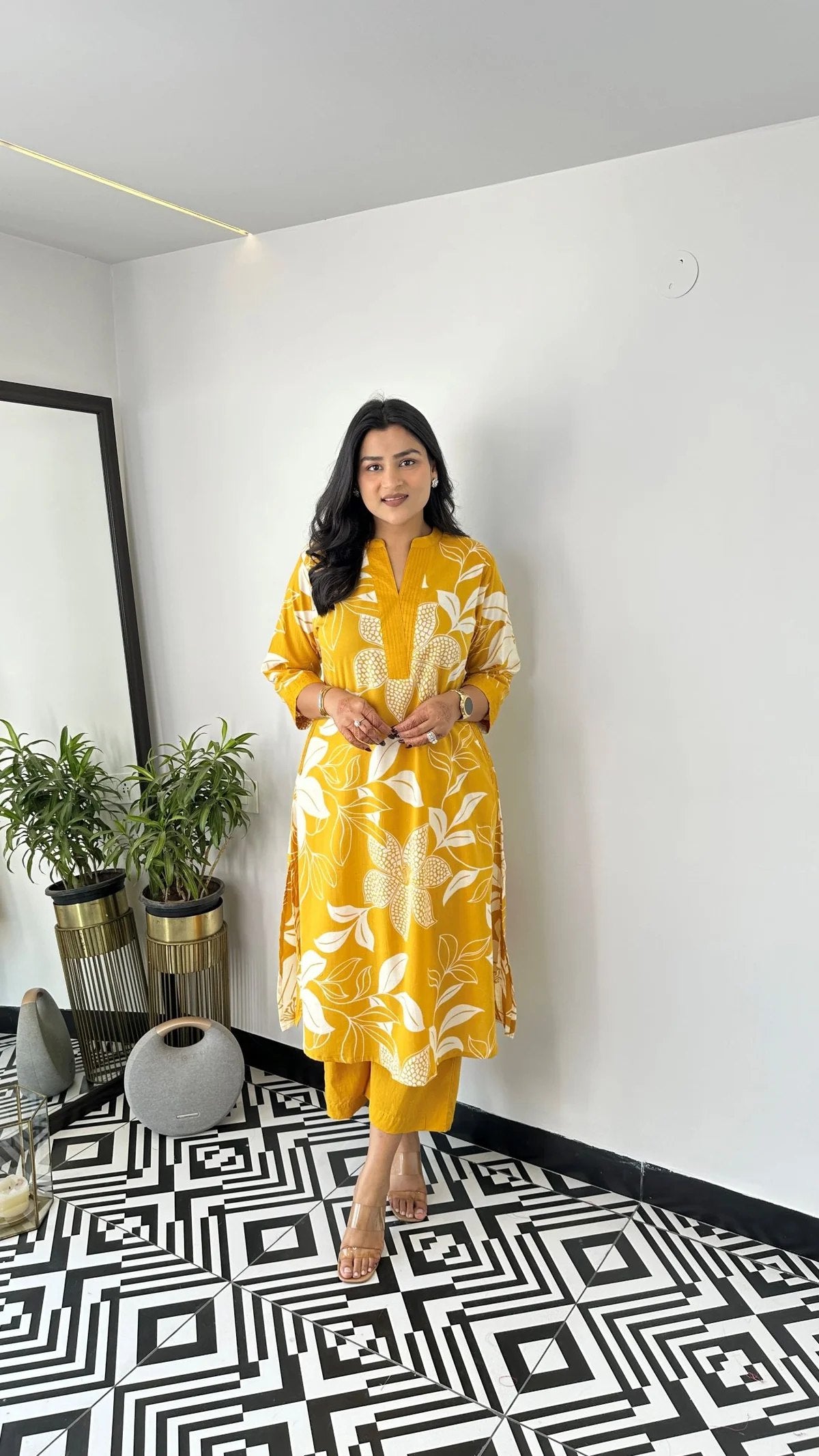 Yellow Kurti