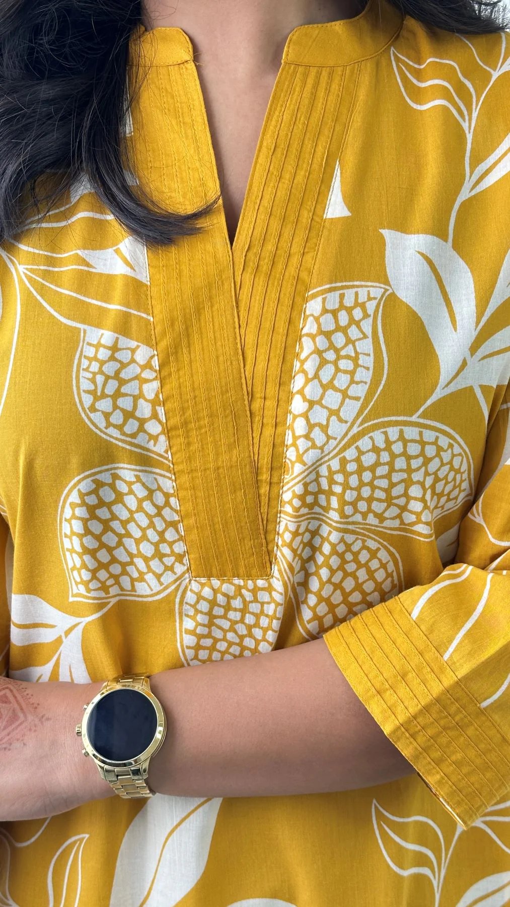 Yellow Kurti