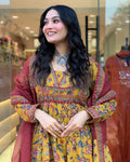 Yellow Anarkali
