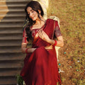 Red Mul Saree