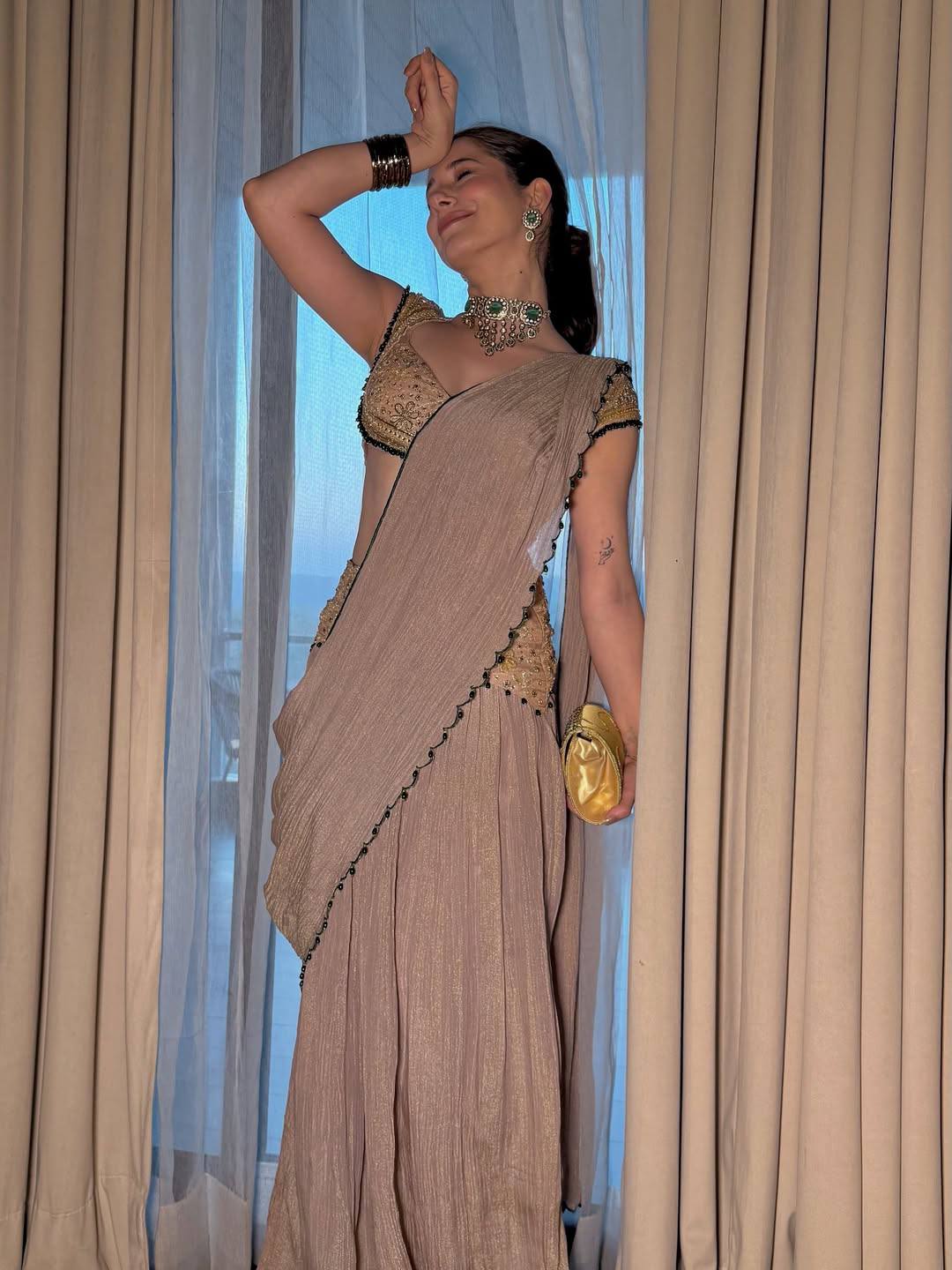 Champagne Gold Georgette