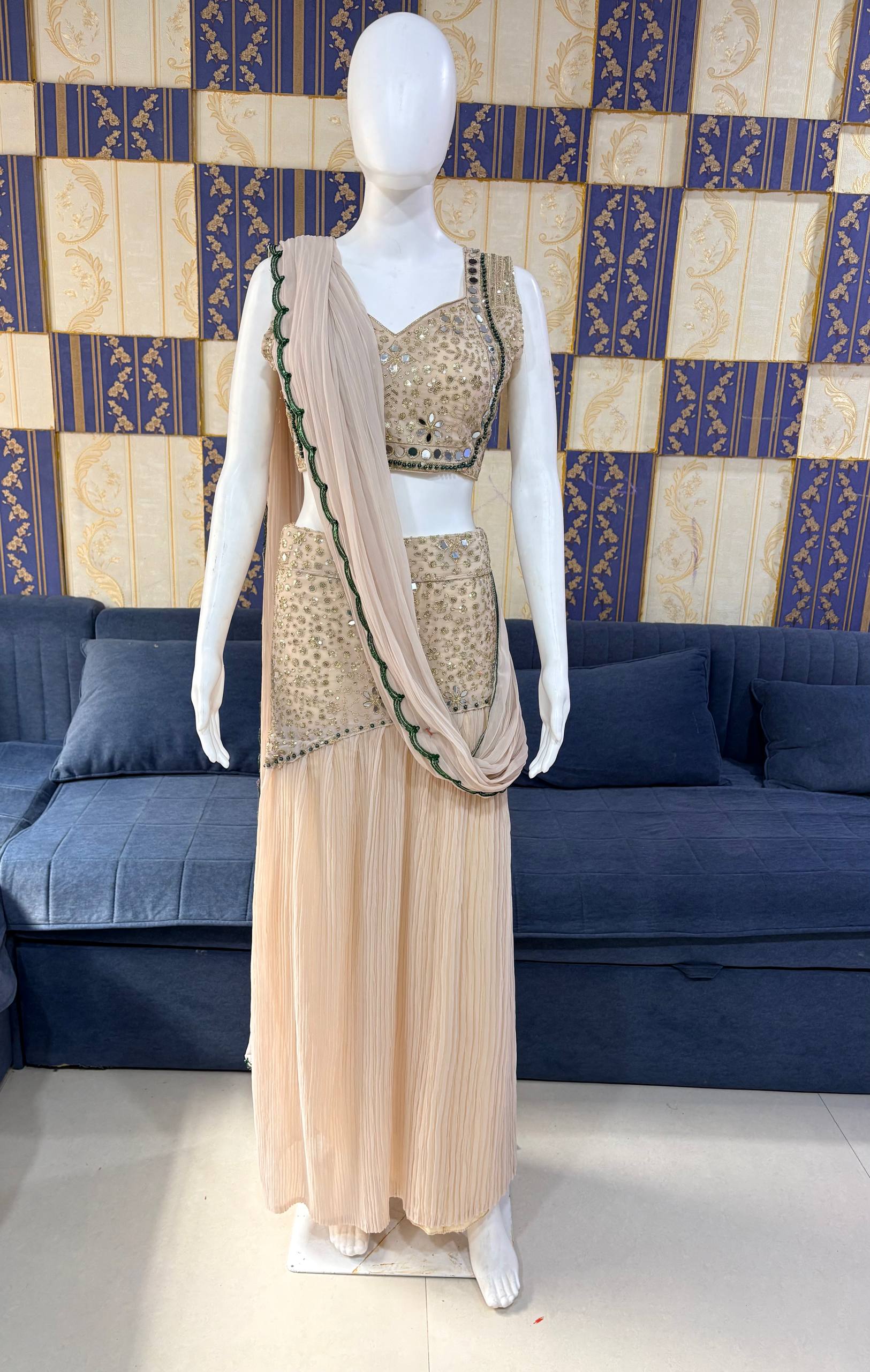 Champagne Gold Georgette