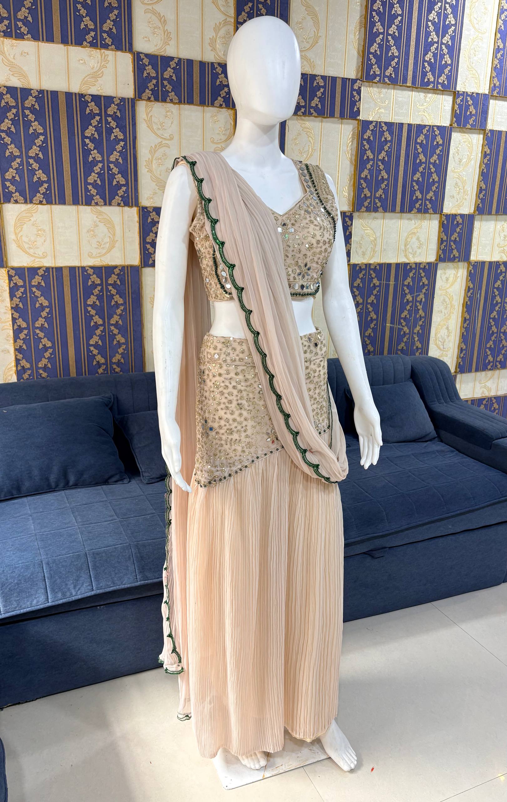 Champagne Gold Georgette