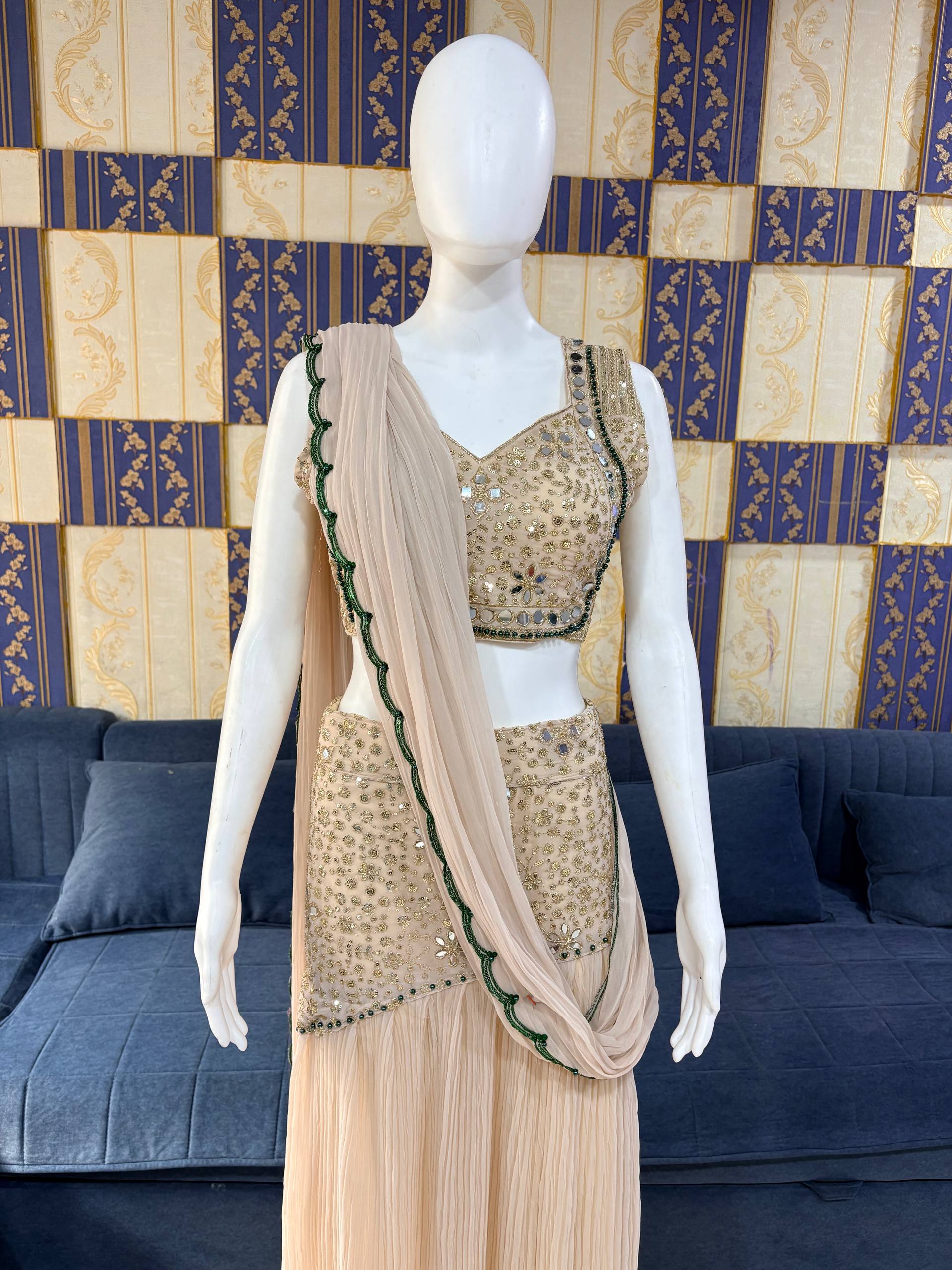 Champagne Gold Georgette