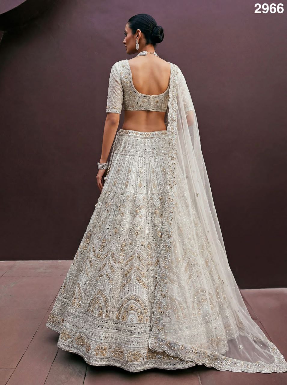 White Mirror Lehenga