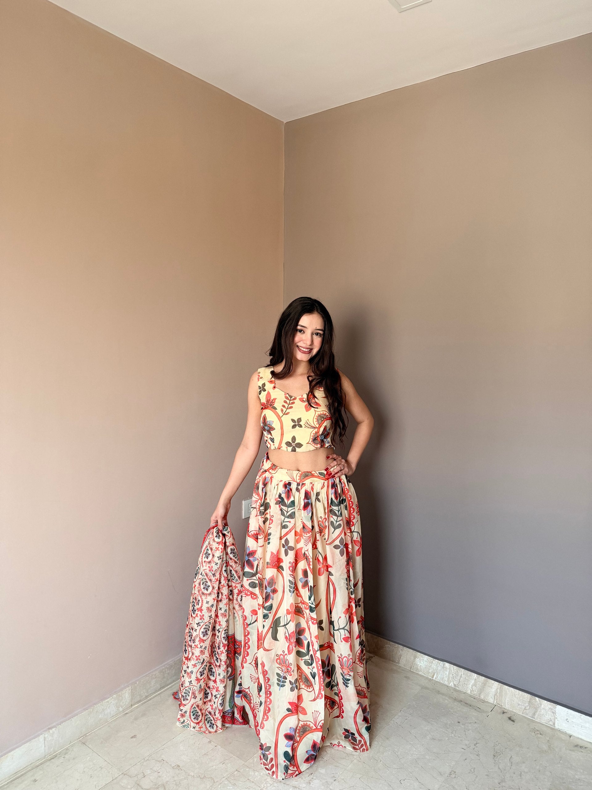 Floral Lehenga