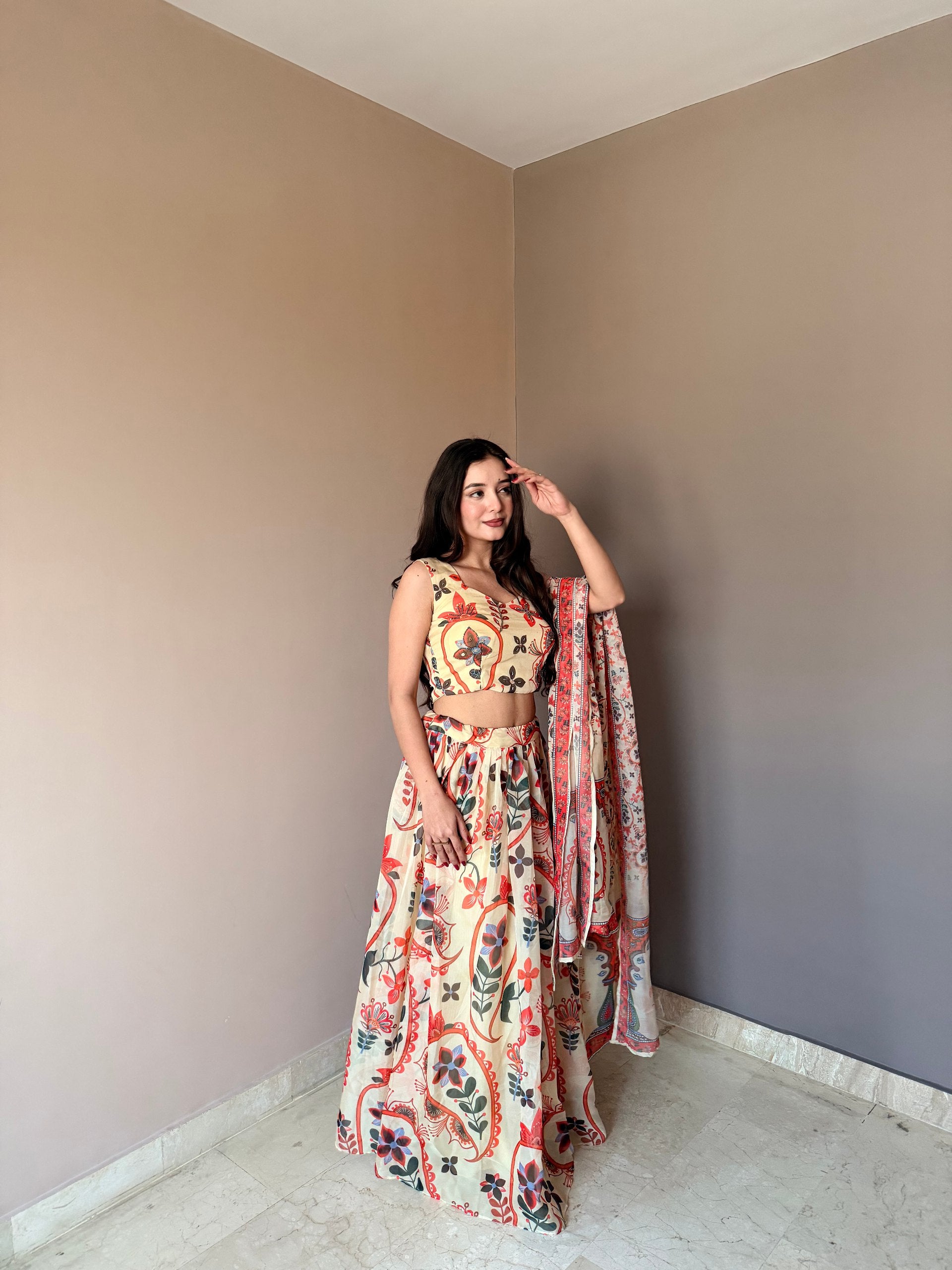 Floral Lehenga
