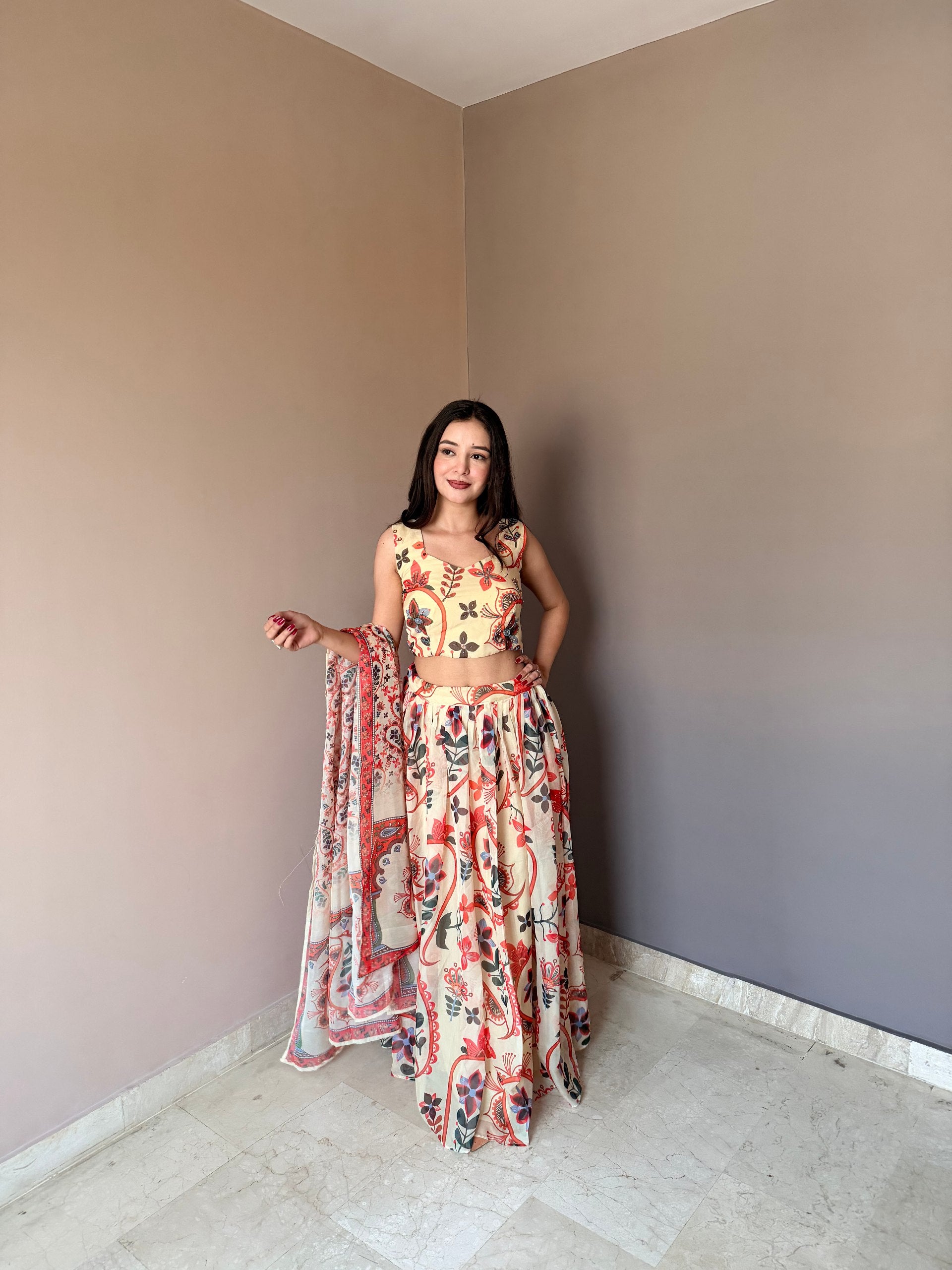 Floral Lehenga