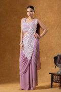 Dusty Mauve Georgette