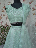 Seafoan Green Lehenga