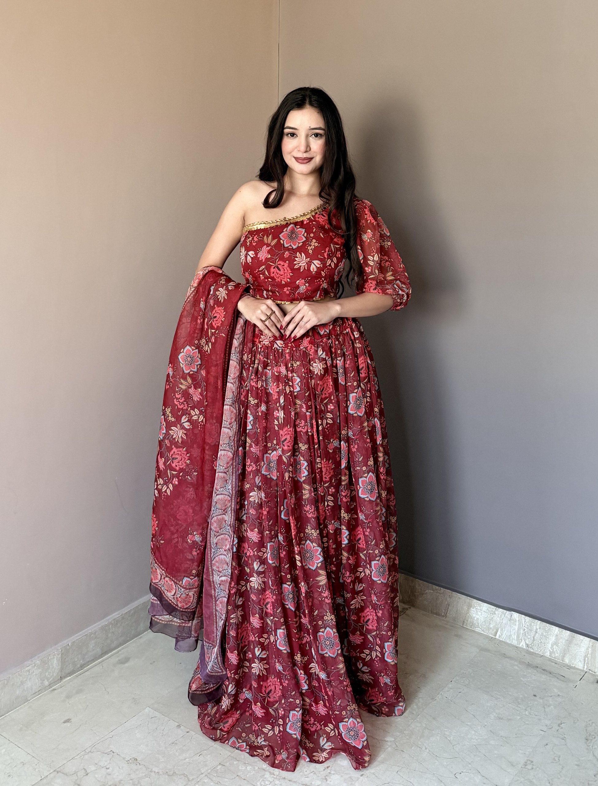 Floral Printed Lehenga