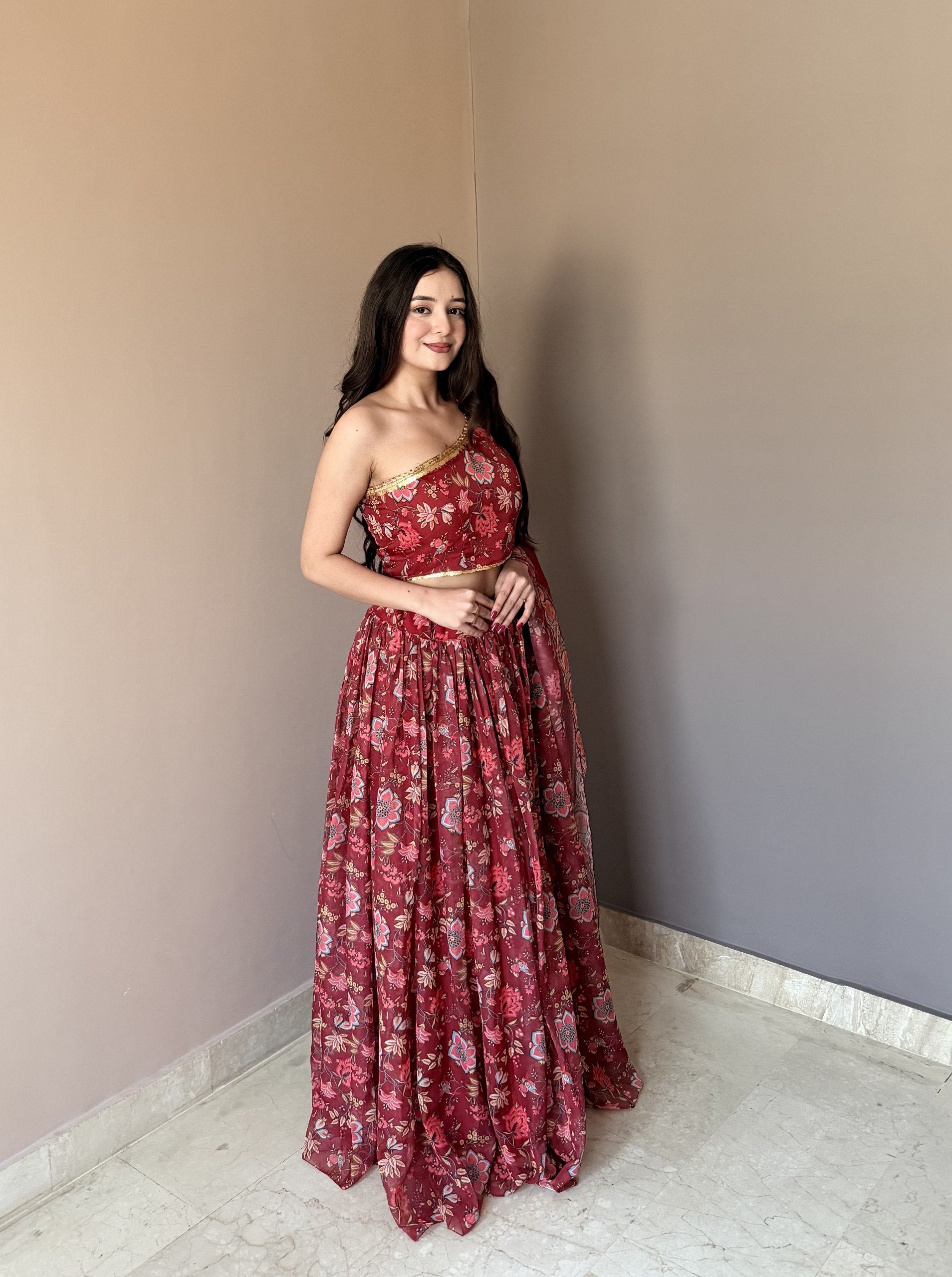 Floral Printed Lehenga