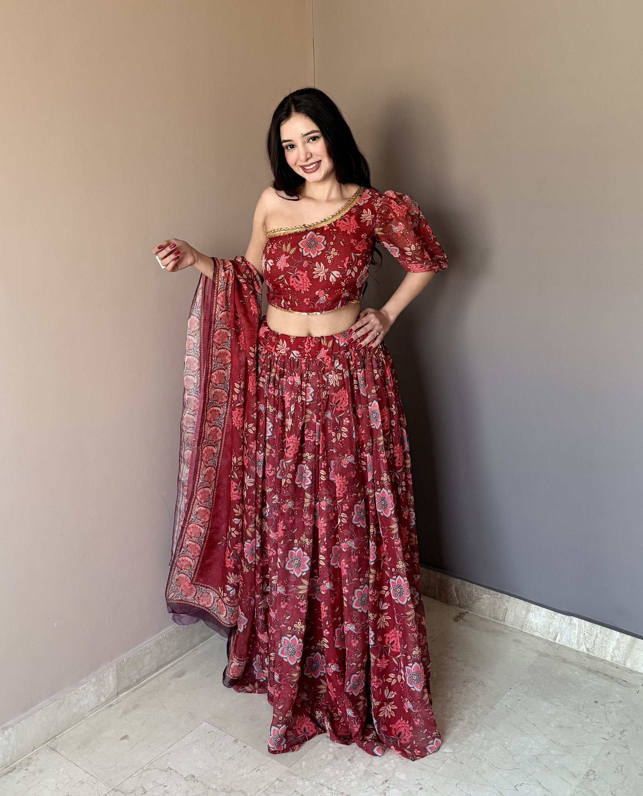 Floral Printed Lehenga