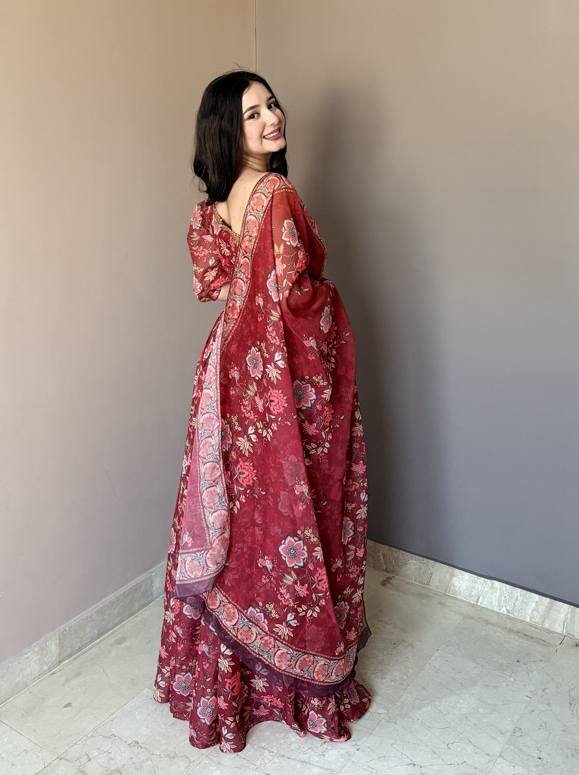 Floral Printed Lehenga